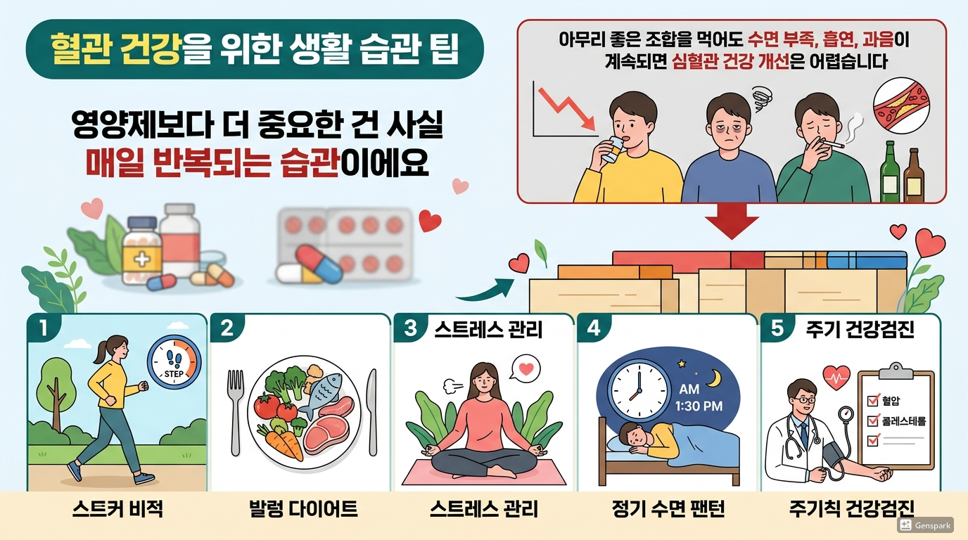 혈관 건강을 위한 생활 습관 팁