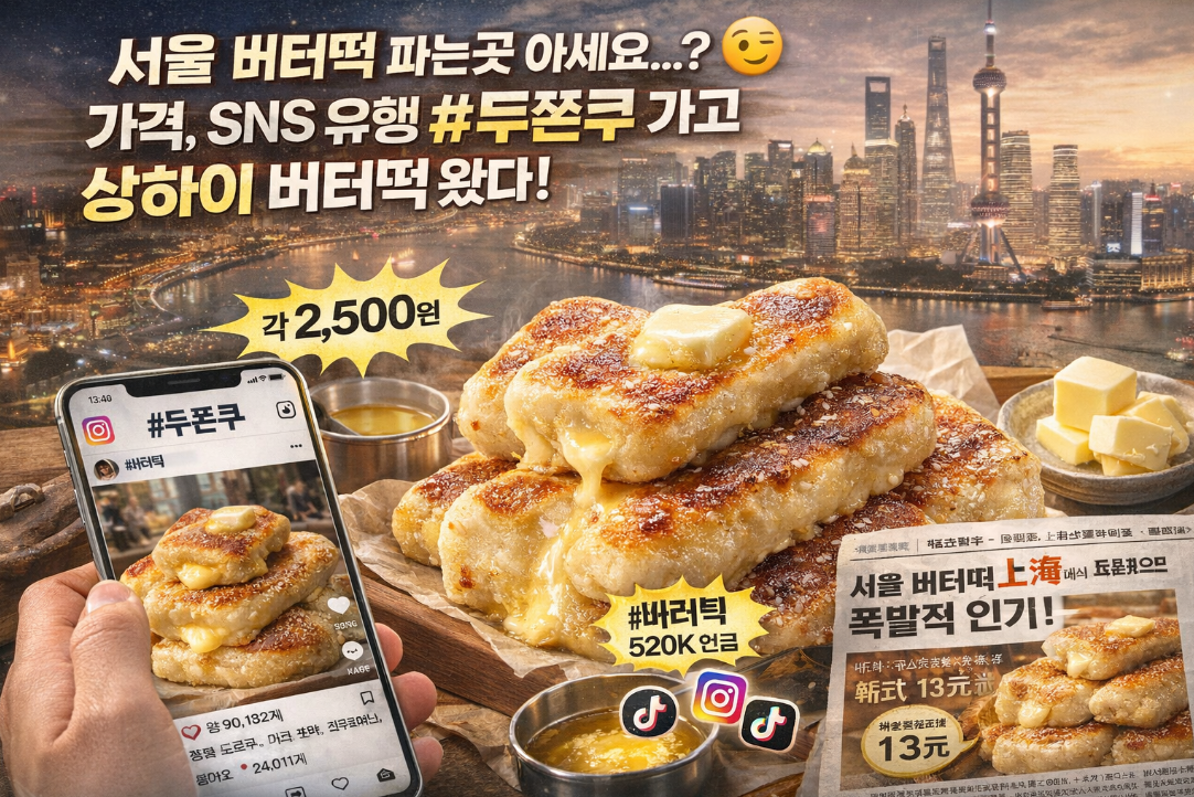 두쫀쿠 가고 상하이 버터떡 왔다! 서울에서 파는 곳 총정리