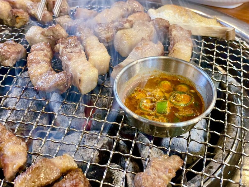 진영 맛집 대식가 2900 돼지껍데기