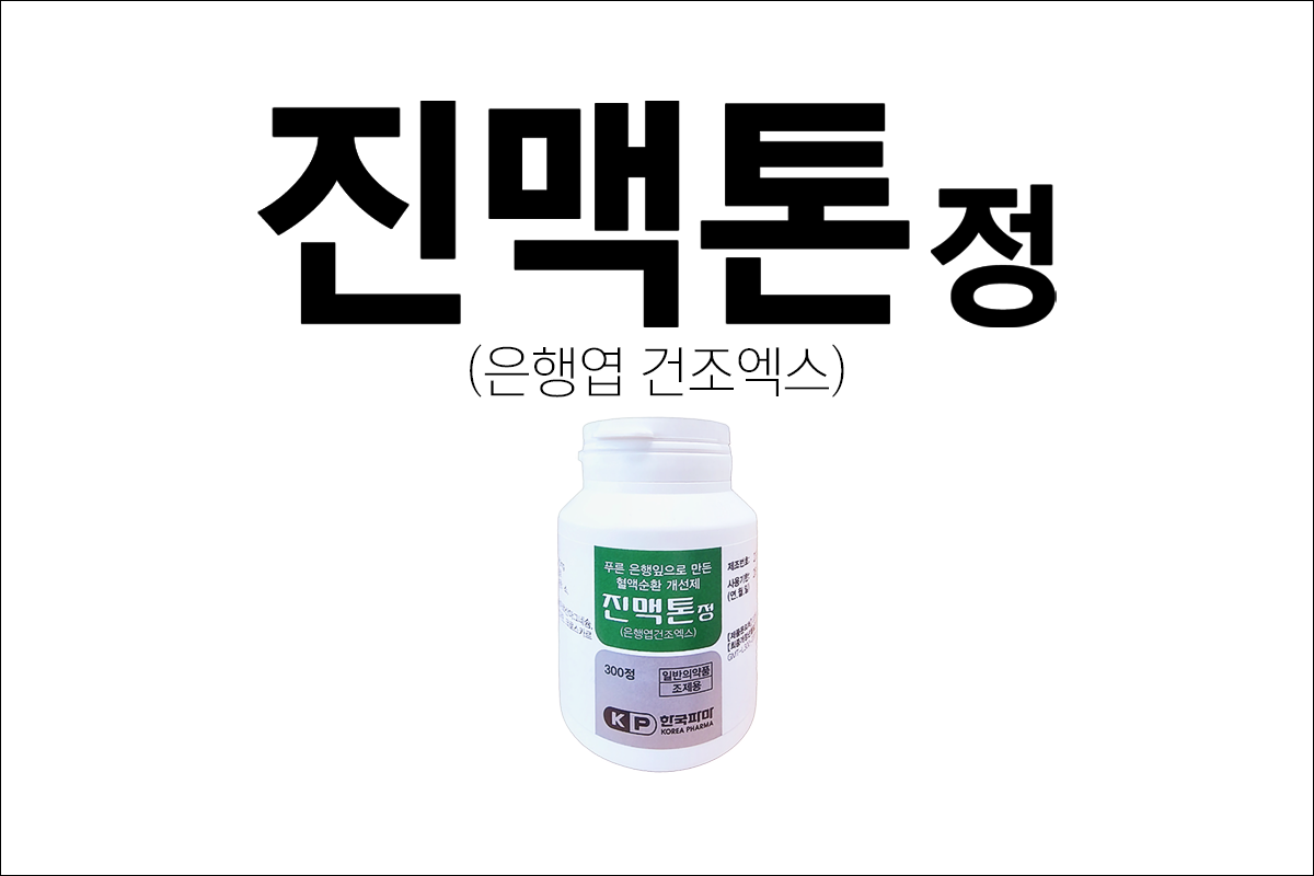 진맥톤정(Ginmacton Tab.)