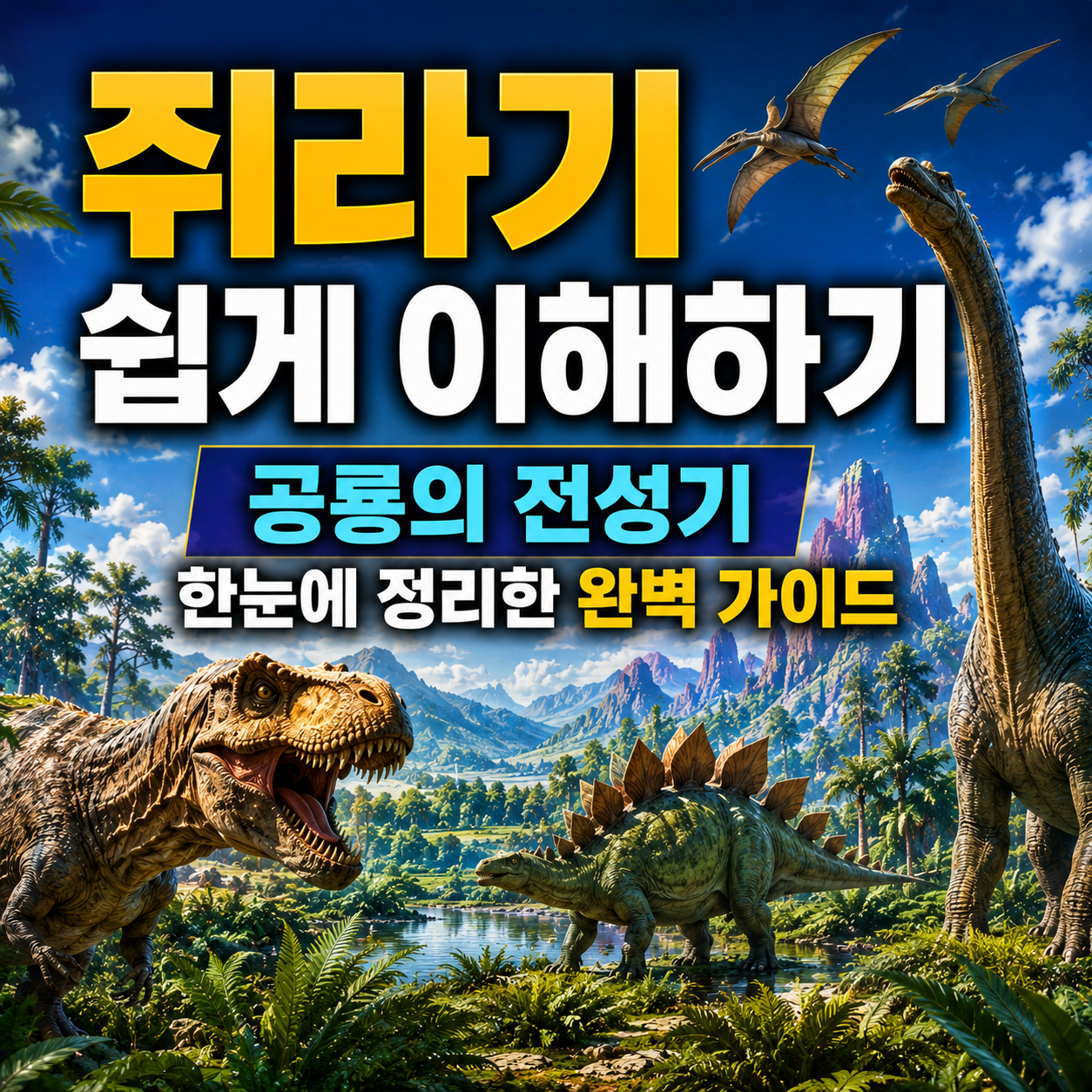 쥐라기 쉽게 이해하기