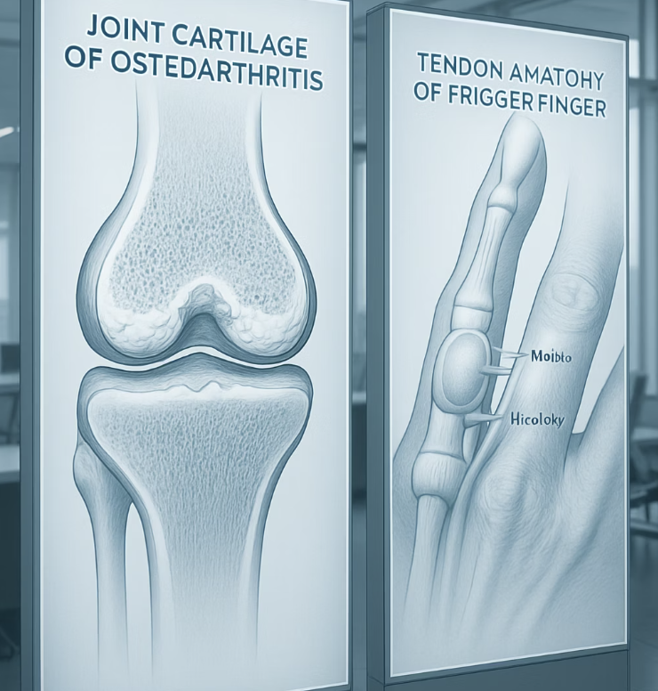 원인부터 달라요, 관절 vs 힘줄