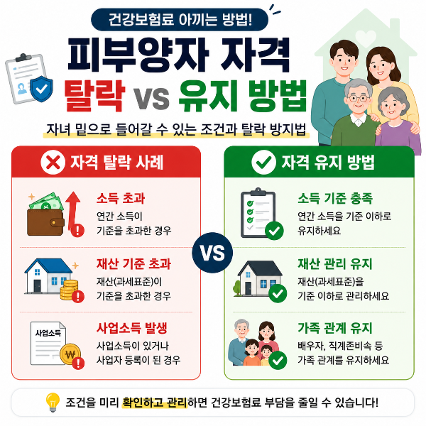 건강보험료 피부양자 자격