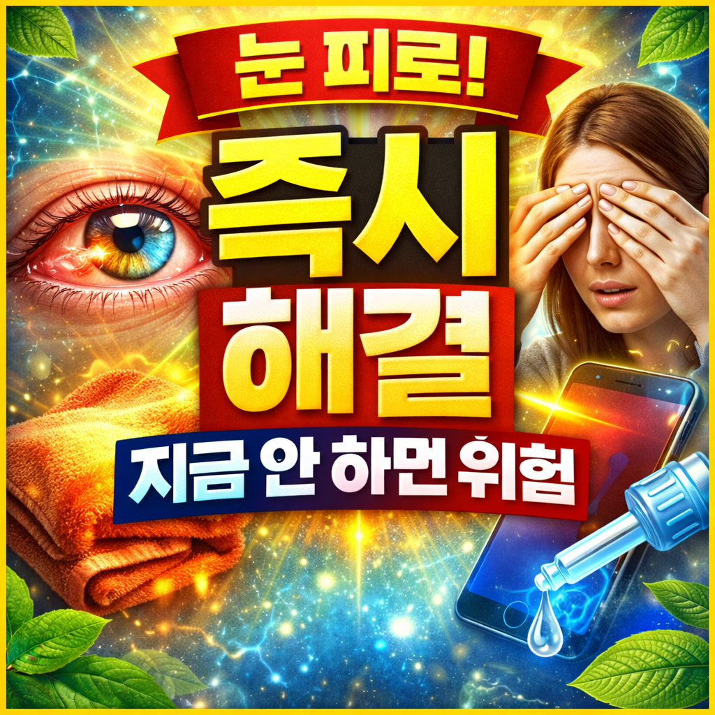 의사가 알려주는 눈 피로 해결법｜현대인이라면 반드시 알아야 할 눈 건강 관리법