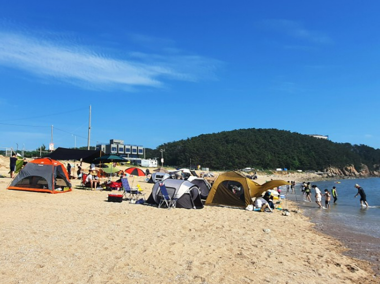 왕산해수욕장-파라솔