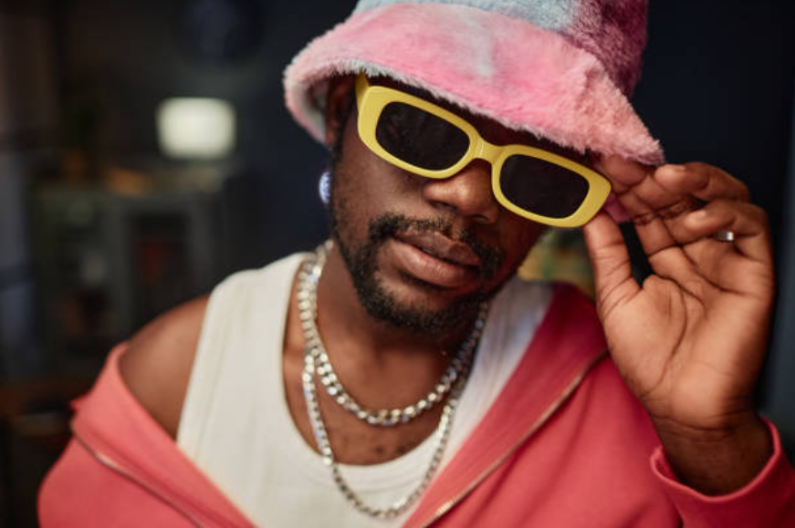 힙합 스타일의 흑인