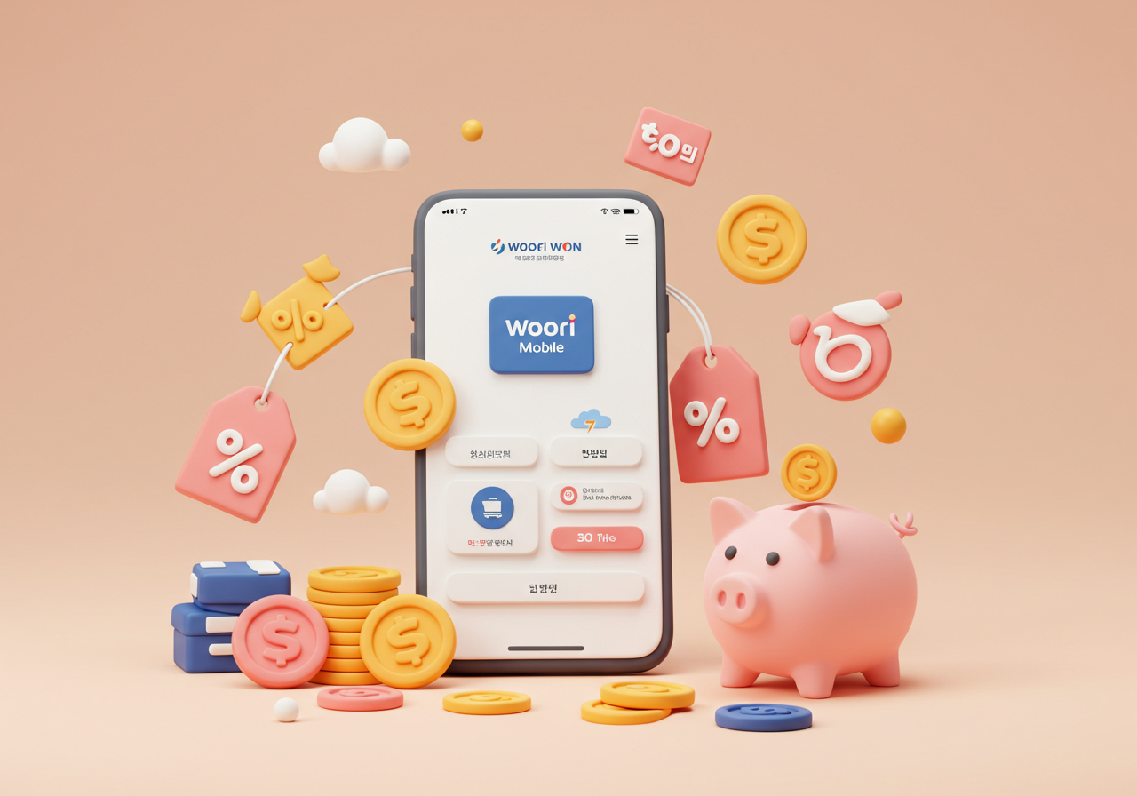 우리WON모바일 적금 꿀팁! 최고 7% 금리