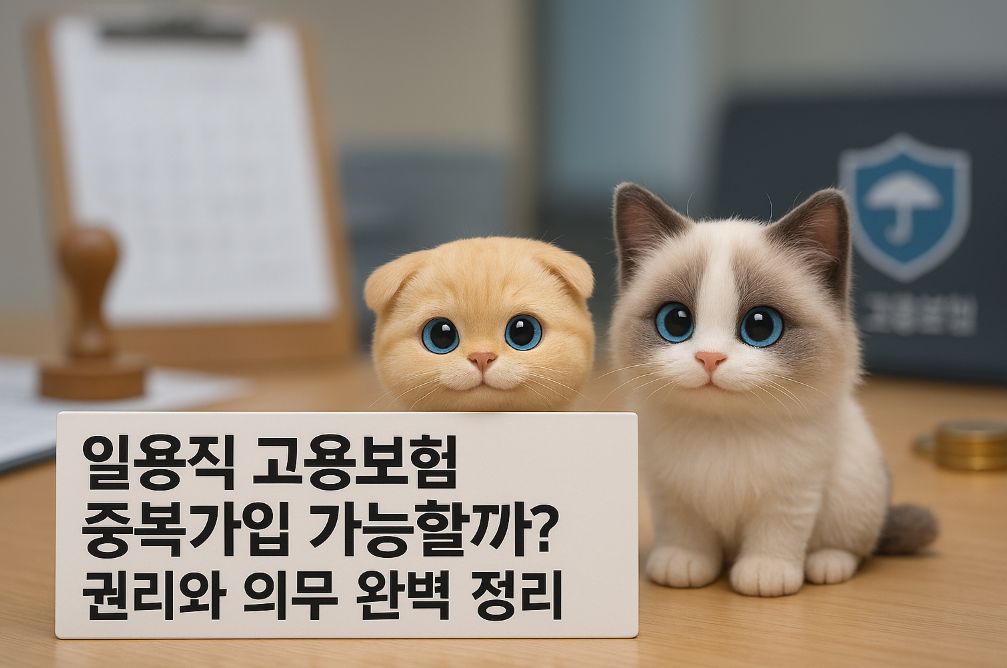 일용직 고용보험 중복가입 가능할까? 권리와 의무 완벽 정리