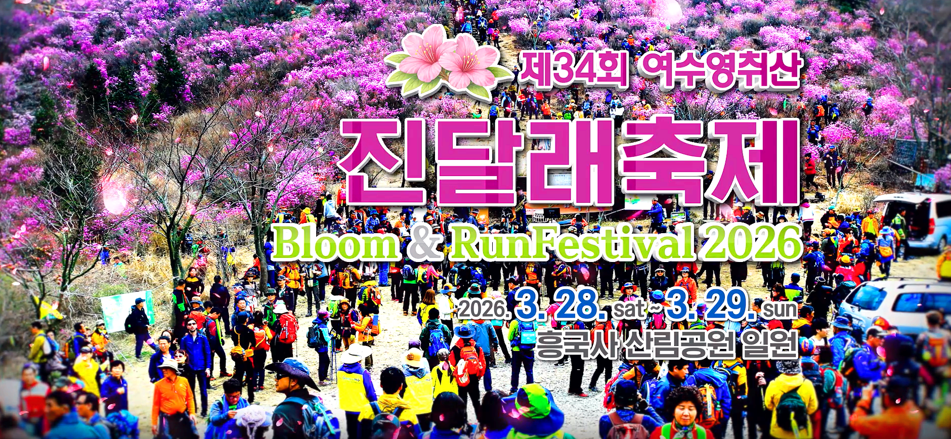 여수 영취산 진달래축제