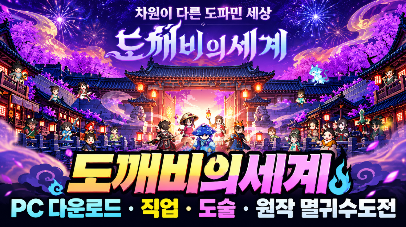 도깨비의세계|PC 다운로드·직업·도술·원작 멸귀수도전