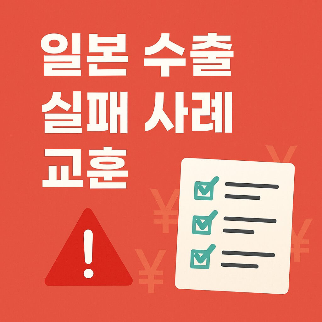 일본 수출 실패 사례에서 배우는 교훈