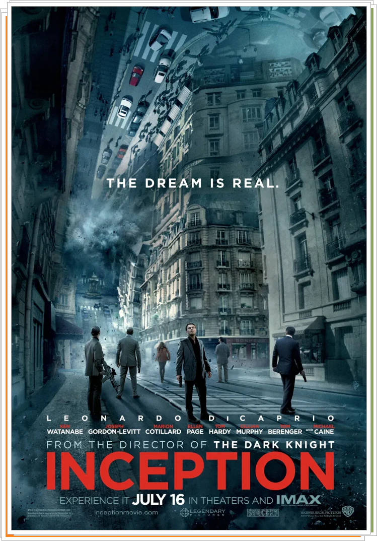 영화 인셉션 2010 포스터