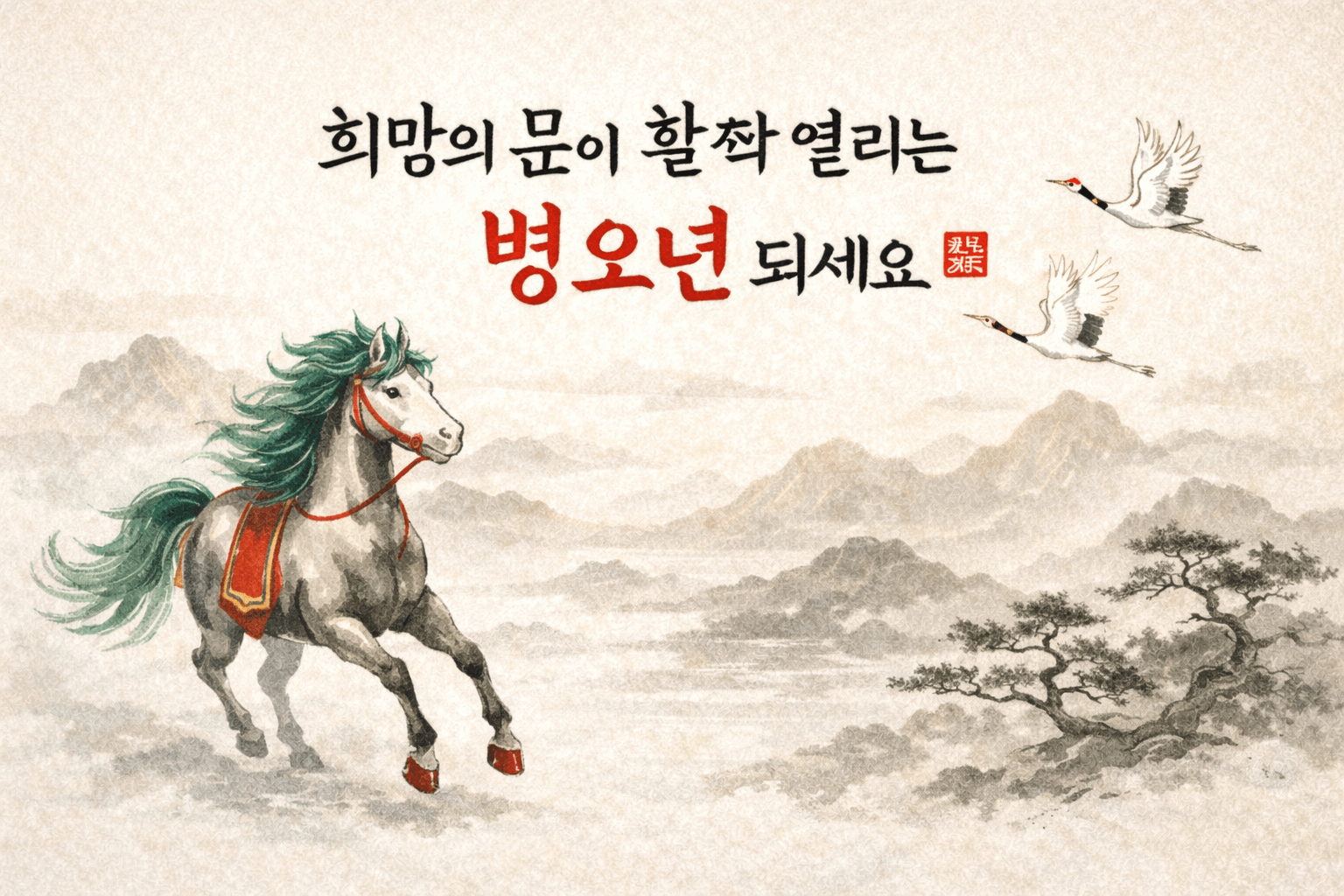 새해 인사 카드