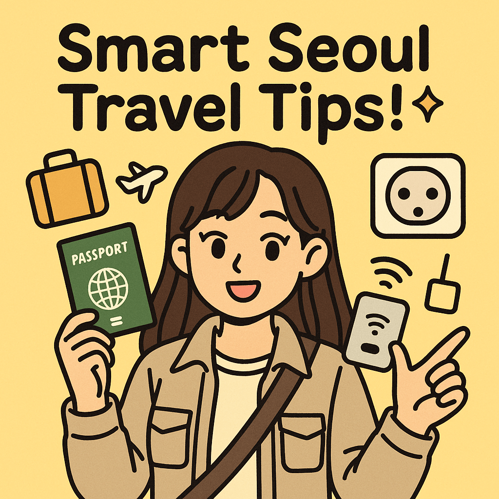 SeoulTravel, KoreaTrip, SeoulPrep, EssentialSeoulApps, Tmoney, Cashbee, KoreaTransportCard, SeoulTravelTips, NaverMap, KakaoMap, Papago, KoreaSIM, VisitSeoul, SeoulGuide, KoreaTravelGuide