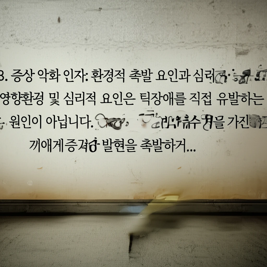 내 아이 틱장애 핵심 원인 도파민 과..