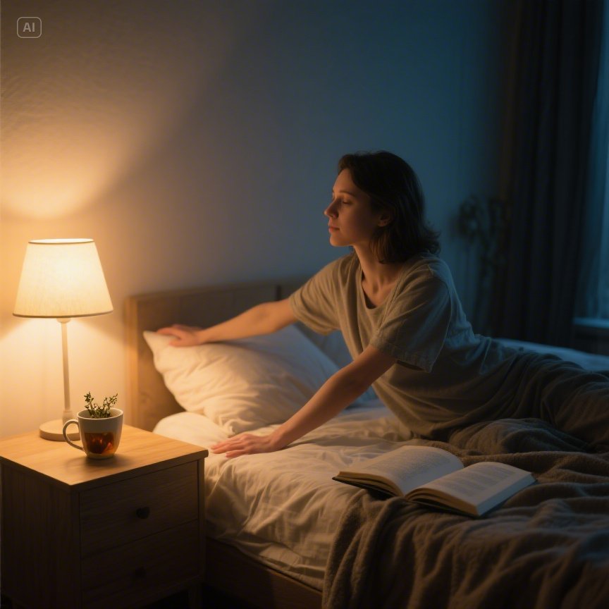 수면습관, 저녁루틴, 숙면방법, 명상, 허브티, 스트레칭, 자기전습관, 수면의질, 블루라이트차단, 건강한생활