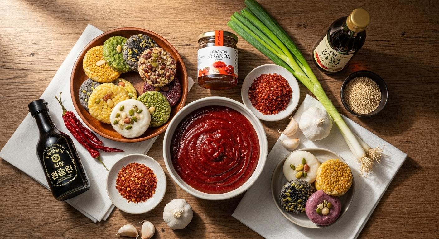 송편 오란다 고추장