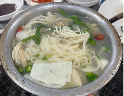 한계령조개구이-국수