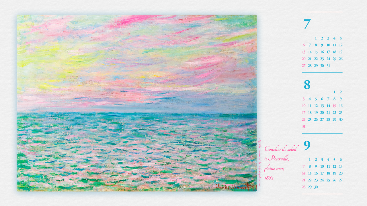 04 푸르빌의 일몰 B - 2025년8월 노트북배경화면