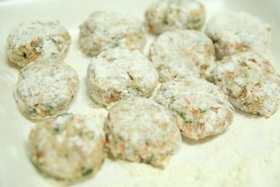 동그랑땡 반죽 모습