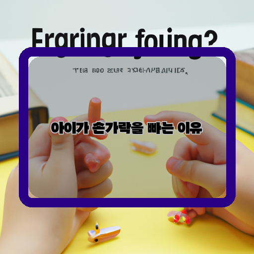 손가락-빼기-이유-대처법