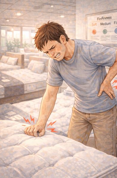 허리가 좋지 않은 사람의 침대 고르는 팁