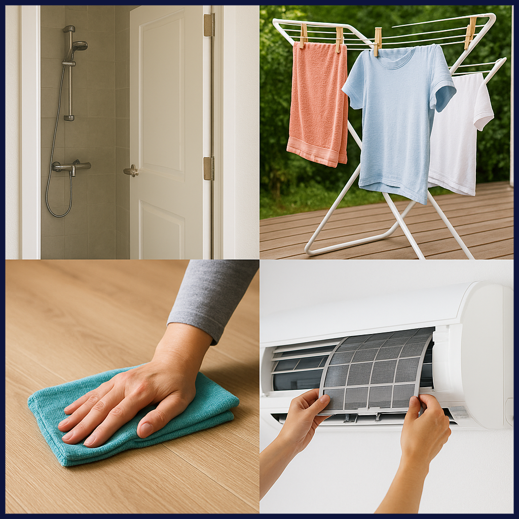 습기 줄이는 생활습관 4가지