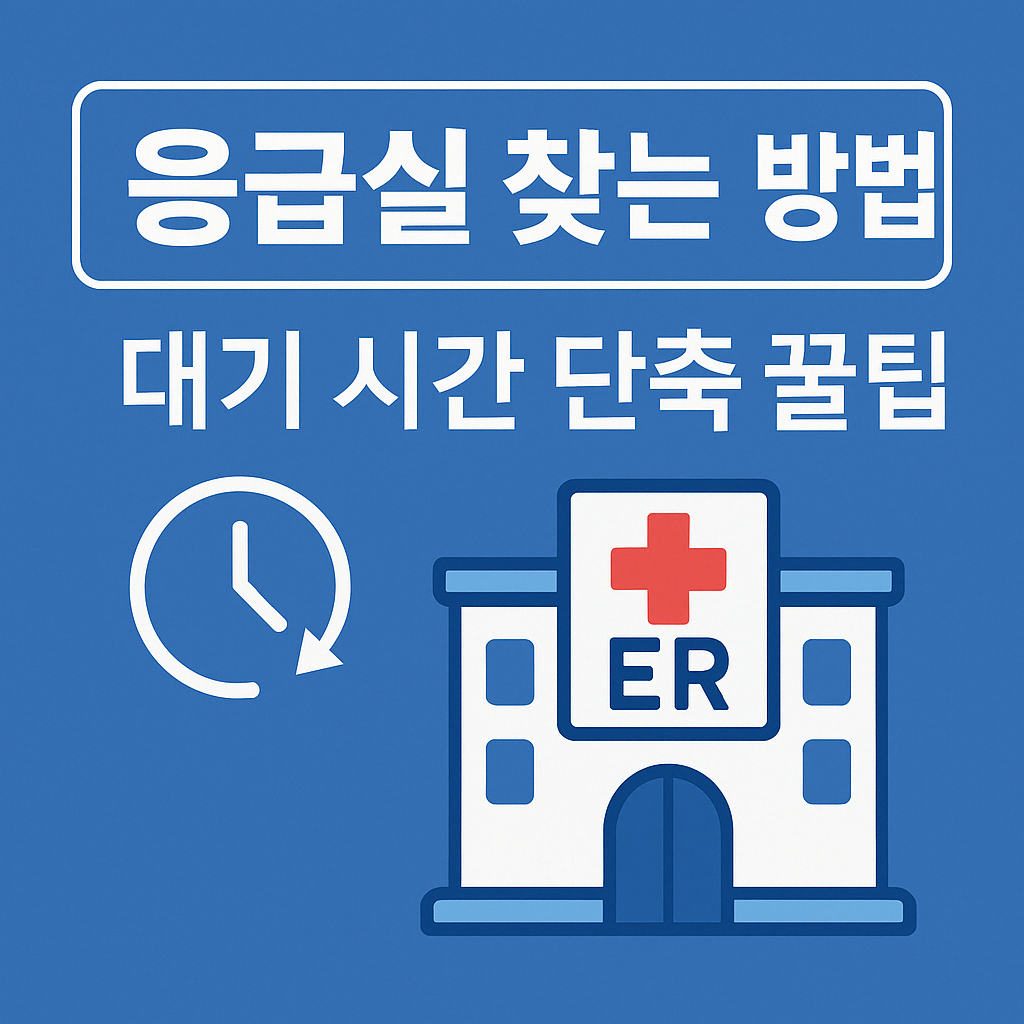 응급실 찾는 방법