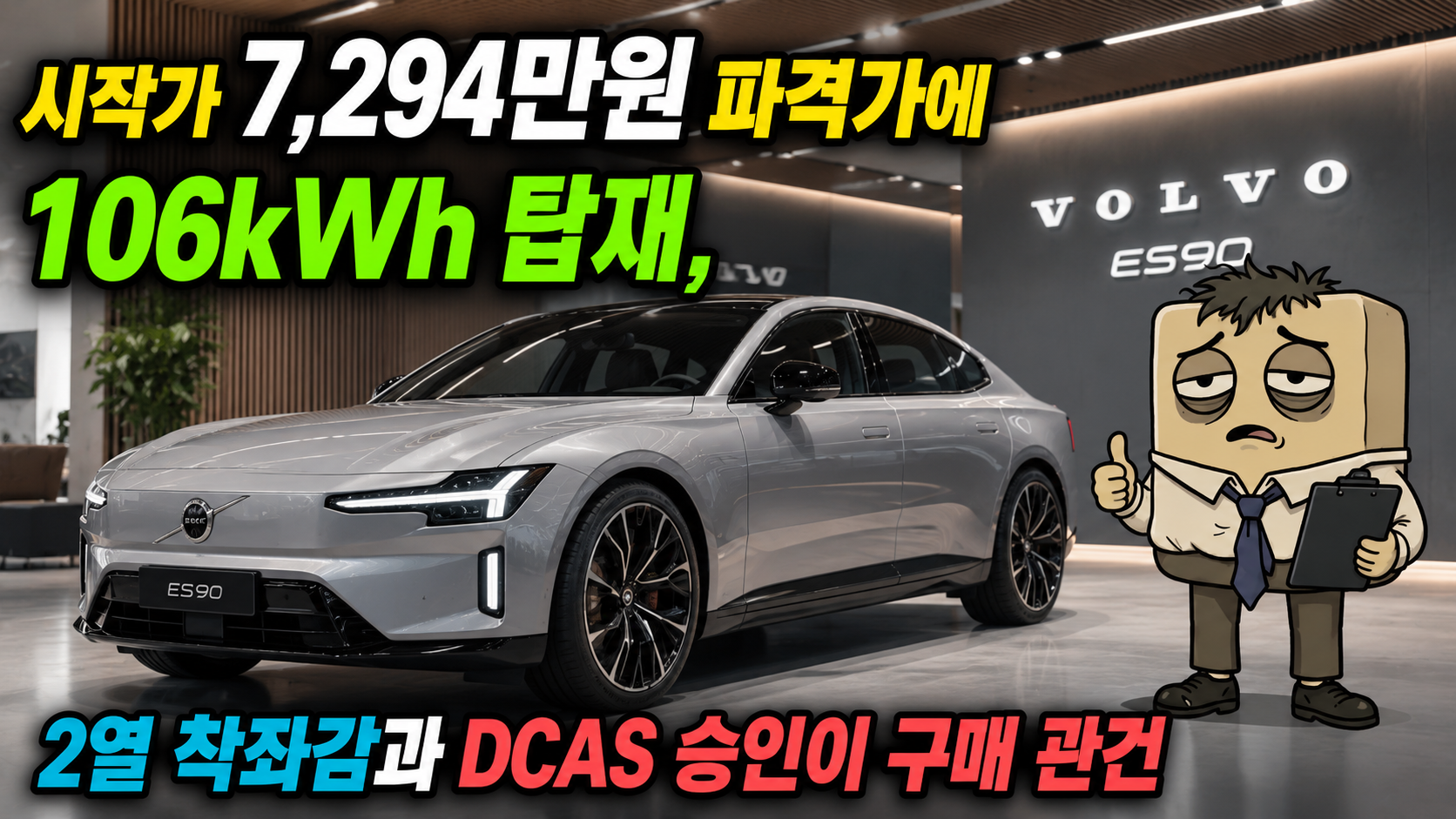2026 볼보 ES90 국내 파격 출고가와 상품 가치 저널리즘 종합 요약