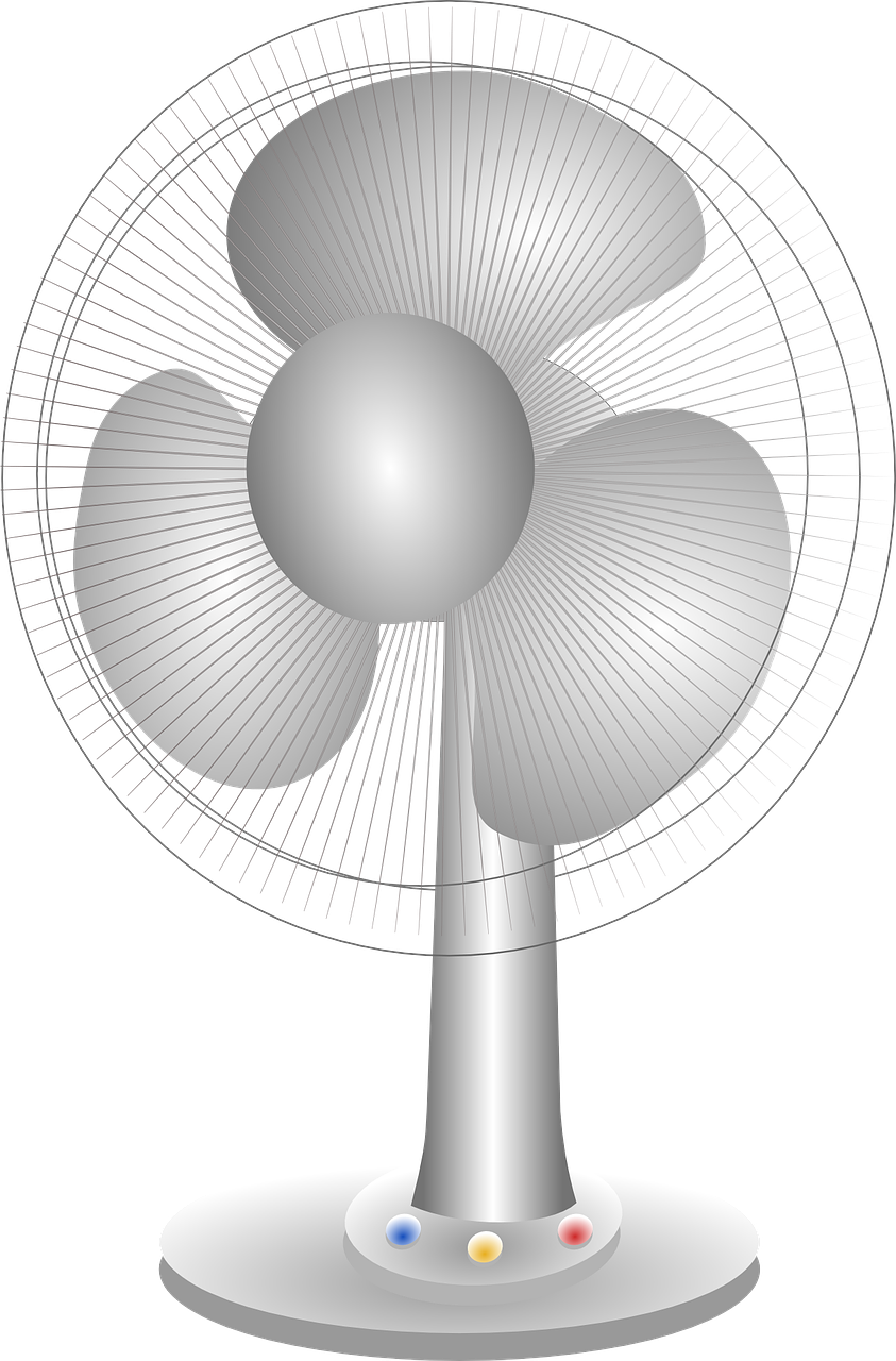 태양광 충전식 선풍기 이미지