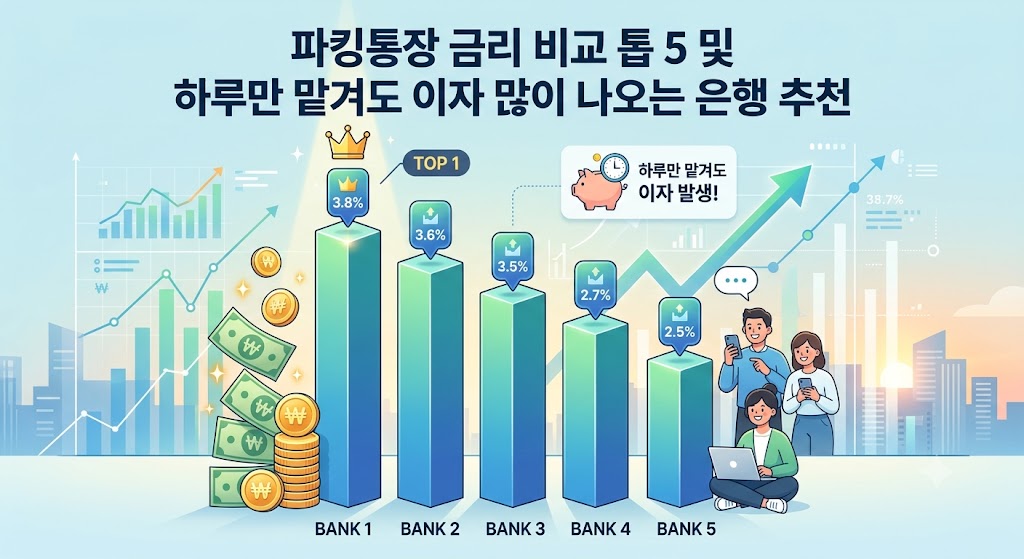 파킹통장 금리 비교