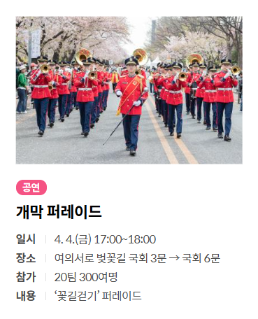 여의도 벚꽃 축제