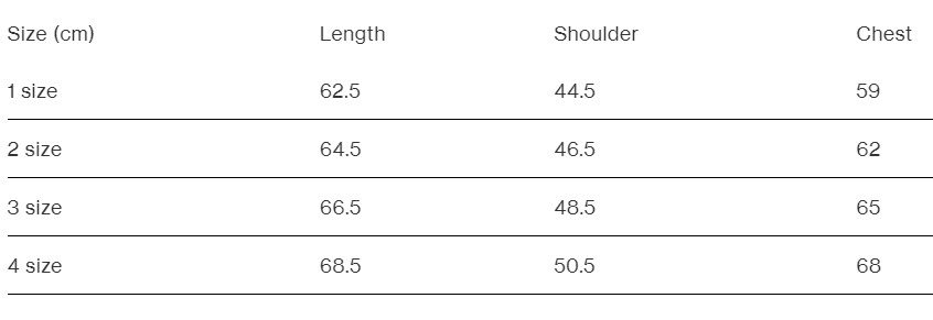 포터리 이지베스트 사이즈