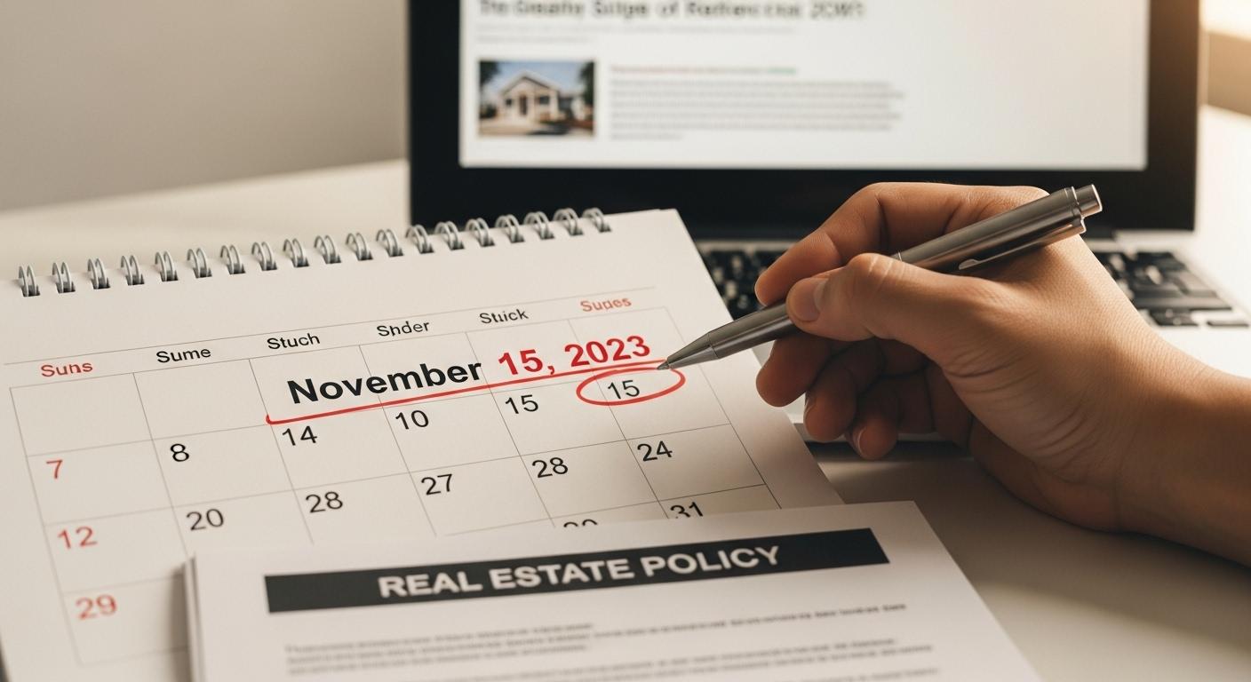 부동산 정책 발표일