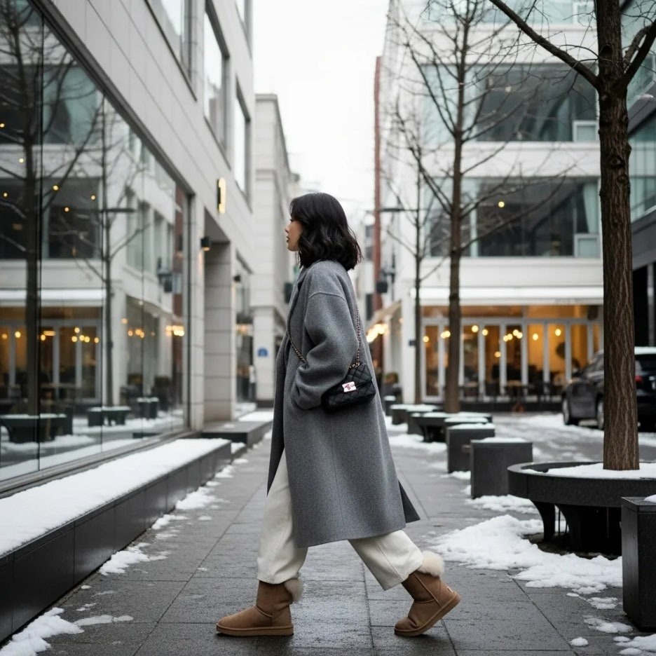 핀터레스트 감성 그대로! &lsquo;루즈핏 + 톤온톤&rsquo; 공식