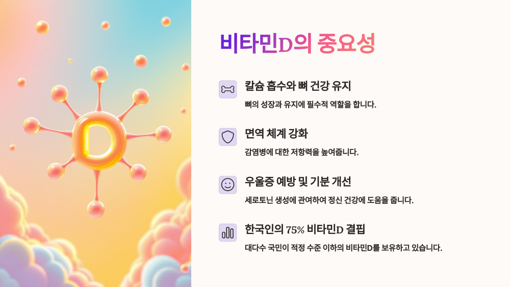 비타민D의 중요성
