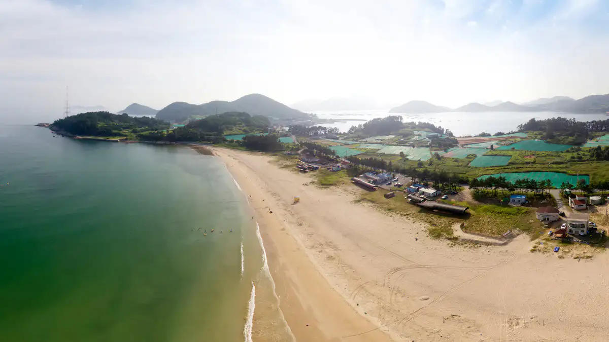 금일도 금일명사십리해수욕장