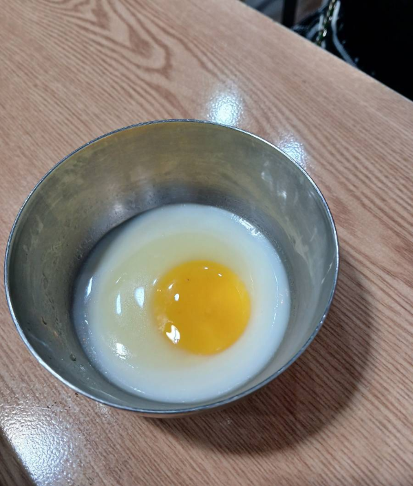 현대옥 콩나물국밥 수란