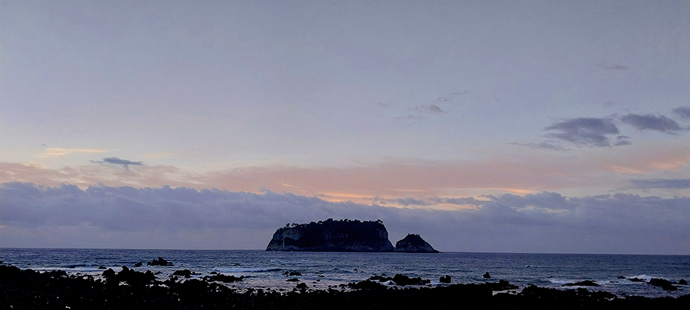 제주 법환바다 일출