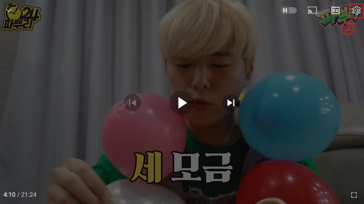 자막기능34