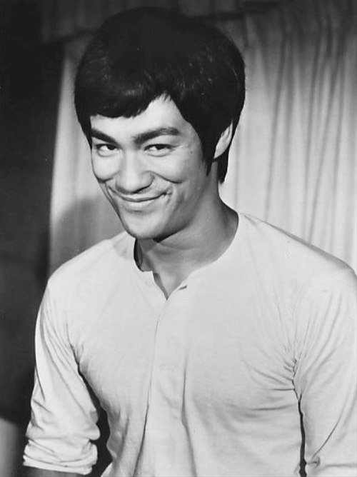 영화 《당산대형》의 브루스 리(이소룡) 사진