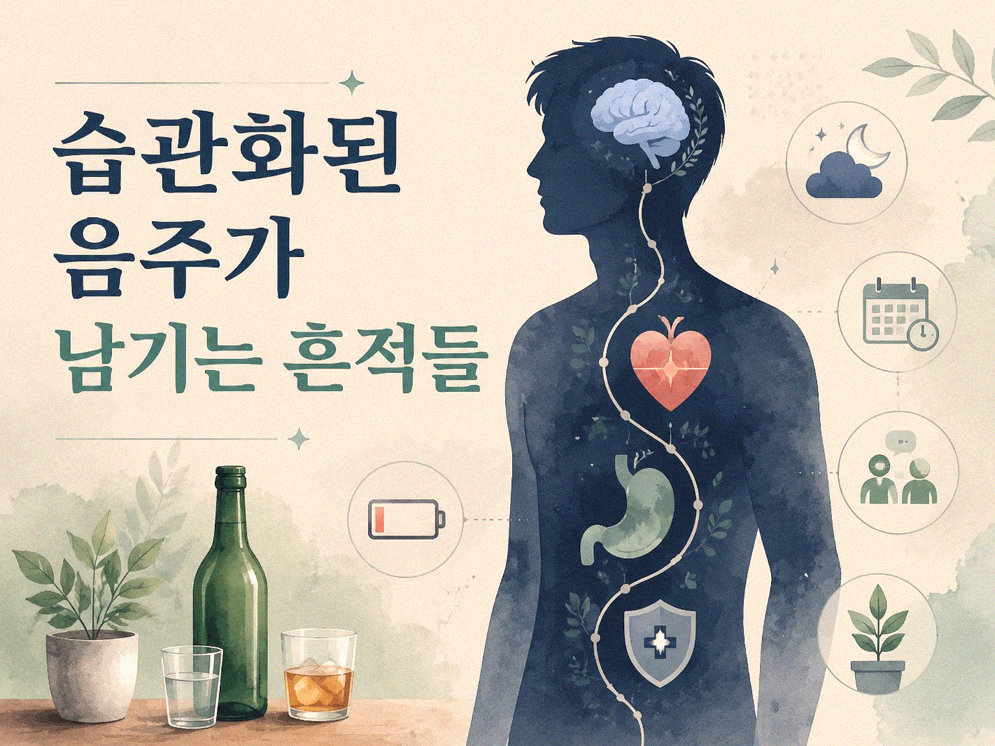 술 얼마나 자주 마시면 간에 무리가 갈까