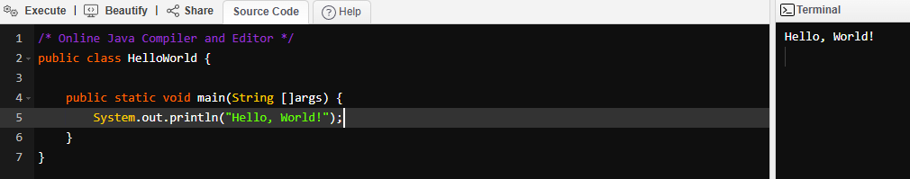 Java Compiler