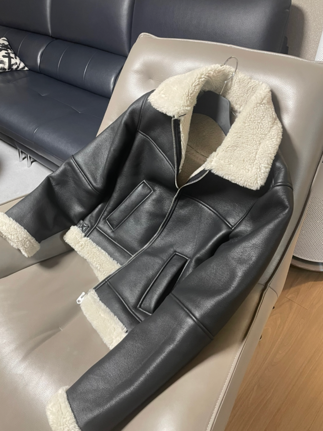 자라 페이크 무스탕