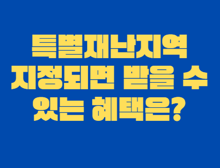 특별재난지역