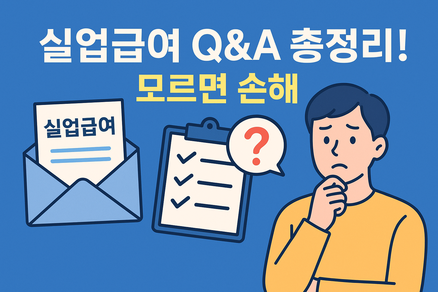 실업급여 Q&amp;A 총정리! 모르면 손해