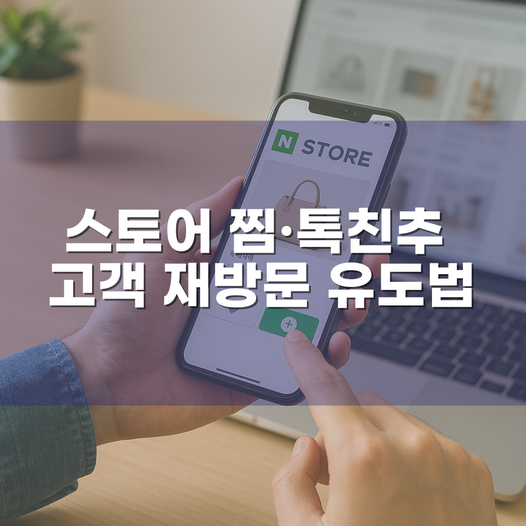 스토어 찜·톡친추 고객 재방문 유도법 – 리텐션 마케팅 실전 적용