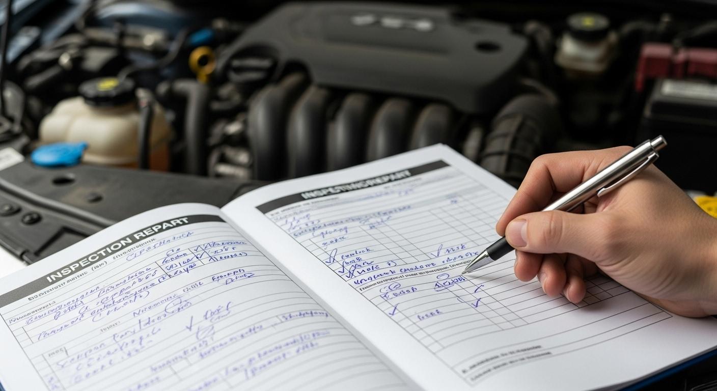자동차 점검 정비명세서
