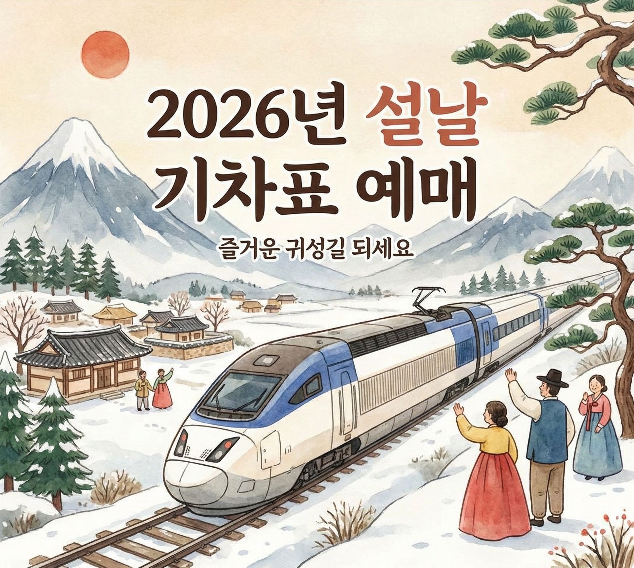 2026년 설 기차표 예매 일정