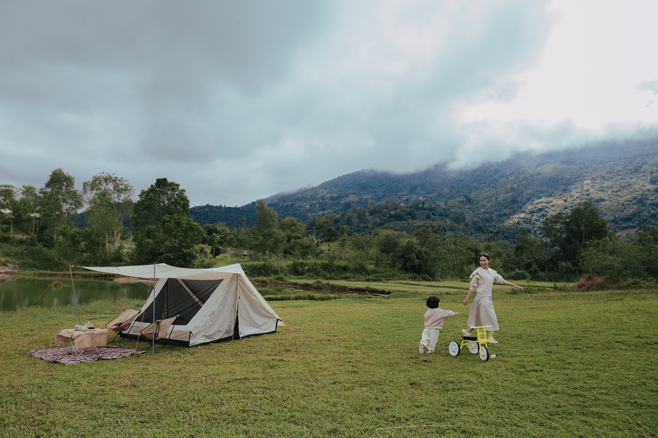 아이와 함께하는 캠핑 관련 사진